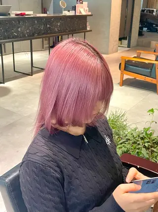 ミディアム カラー CHERIM ❤️‍🔥新家光葉のヘアスタイル