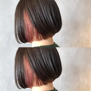 ショート カラー 長谷川 沙紀のヘアスタイル