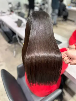 ロング 【ヤバ髪から美髪へ】 縮毛矯正特化アチワのヘアスタイル