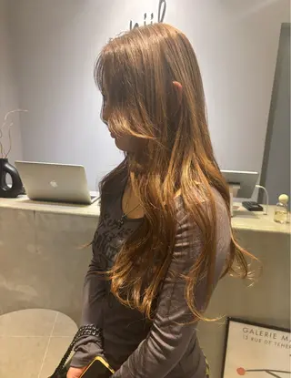 ロング カラー niil所属・miyu /niilのヘアスタイル