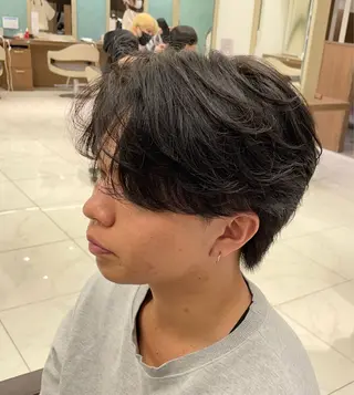 ショート パーマ メンズ 【メンズ特化】 池田大成✂︎のヘアスタイル