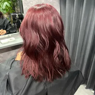 ミディアム カラー nameless miichiのヘアスタイル