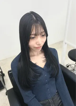 ロング 🤍🐰韓国ヘア/ レイヤー🤍菅原麻里のヘアスタイル