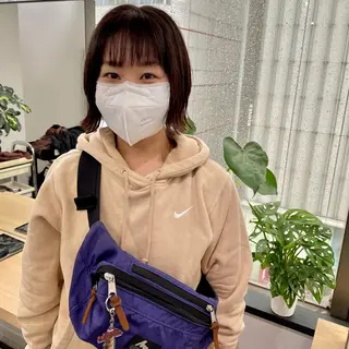 ショート カラー レイヤーパーマ＊ 顔まわり似合わせのヘアスタイル