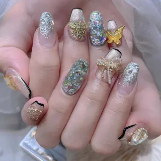 ネイル 長さだし専門店 M2　rikaのネイルデザイン