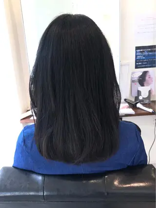 セミロング 髪質改善✨️透明感カ ラー✧*。山下さいみのヘアスタイル