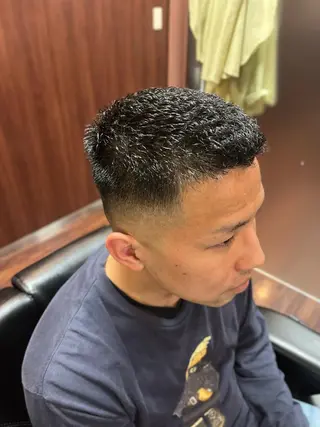 パーマ ヒロ銀座バーバーショップ難波店所属・縮毛矯正/パーマ 宮河 惇💈のヘアスタイル