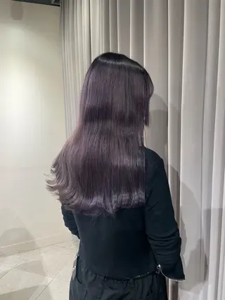 セミロング カラー 🦋美髪／エクステ 🦋アベイクミのヘアスタイル