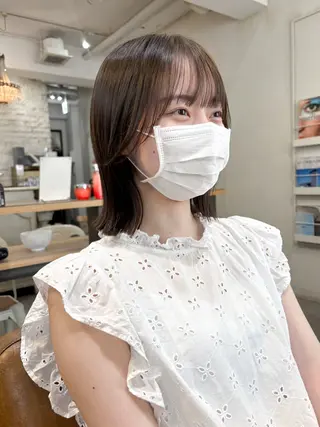 ショート MINX青山店所属・結莉/ボブ/ 縮毛矯正のヘアスタイル