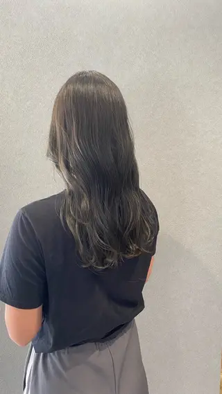 セミロング カラー Chouette .ayakaのヘアスタイル