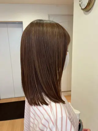 ミディアム Ha naのヘアスタイル