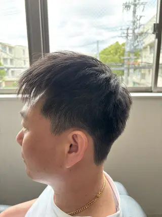 ショート 坂下健 メンズサロンのヘアスタイル