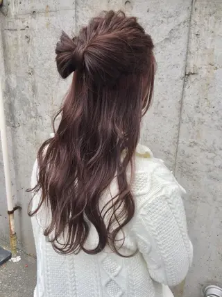 ロング ヘアアレンジ KANAMI日暮里 韓国ヘア・メイクのヘアスタイル