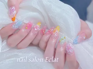 ネイル ネイルサロンエクラ 🫧Shizukaのネイルデザイン