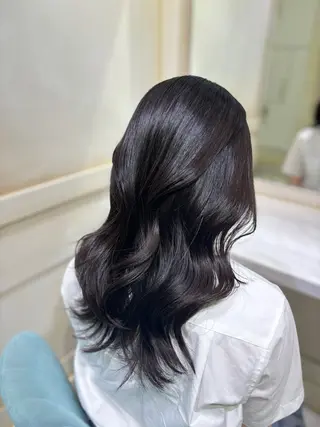 ロング カラー 透明感カラー/ kazusaのヘアスタイル