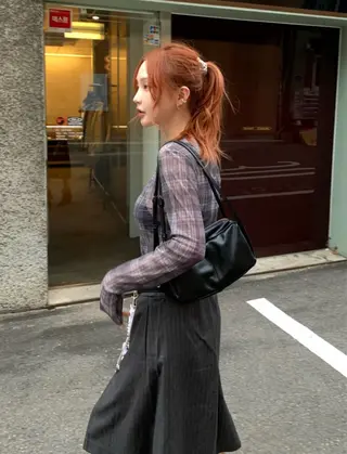 ロング カラー レイヤー/柔色 カラー/SAkiのヘアスタイル