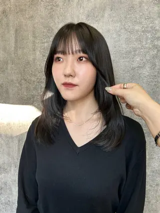 ロング カラー 地毛風艶カラー🌿 喜多夏海のヘアスタイル