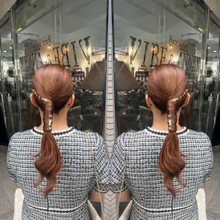 ロング ヘアアレンジ レイヤー/ボブ/ ミニボブ/AOIのヘアスタイル