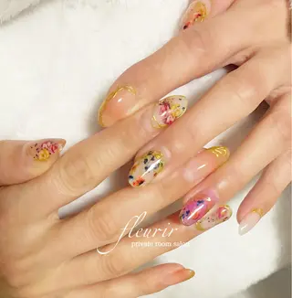 ネイル フルリール 【プライベートサロンのネイルデザイン