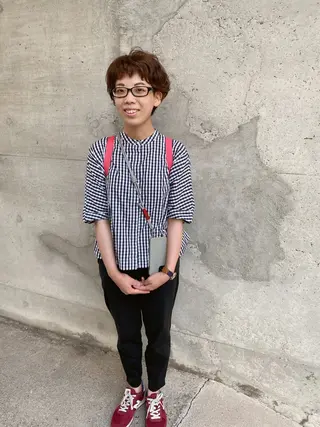 ショート 宮口かなた🍊 カットモデル募集のヘアスタイル