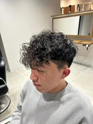 パーマ メンズ GROOMERS TOKYO 渋谷店所属・山田 雅のヘアスタイル