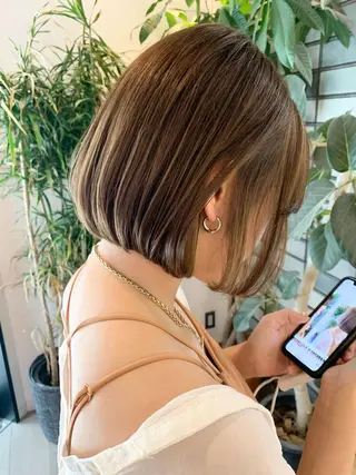 ショート カラー レイヤー/大人メンズ パーマ🌀 平島拓也のヘアスタイル