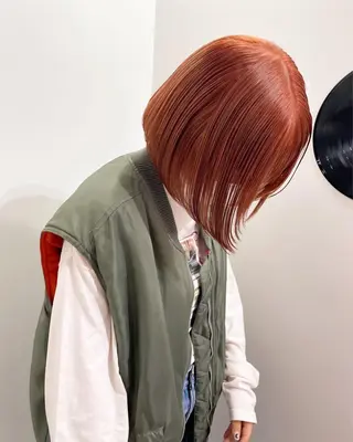 ミディアム カラー ヘアアレンジ 暖色💖ツヤ髪💖 masae🌼のヘアスタイル