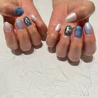 ネイル 四之宮 百花のネイルデザイン