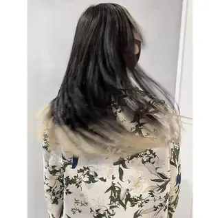 ロング カラー ヘアアレンジ 【姫カット】 ナカムラコウキのヘアスタイル