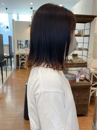 ミディアム 髪質改善/ブリーチ 田代 龍我のヘアスタイル