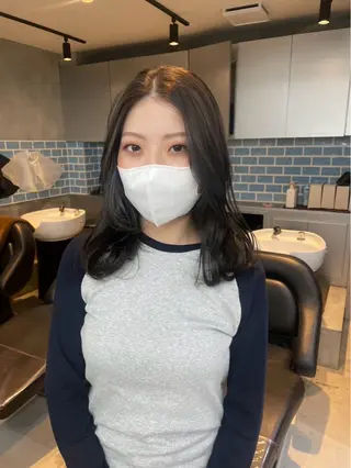 ミディアム 🫧ほのか /透明感カラー🫧のヘアスタイル