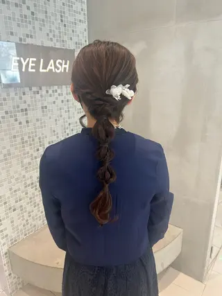 ロング ヘアアレンジ 透明感カラー🫧 nanohaのヘアスタイル