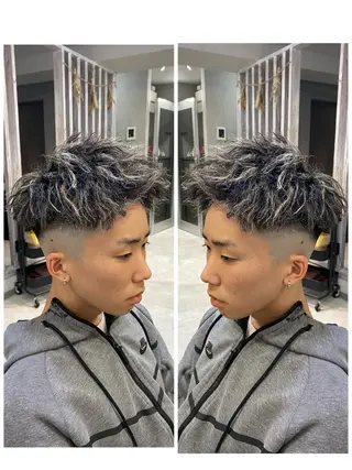 ショート カラー パーマ メンズ 🐉『メンズ美容師』 吉田龍星🐉のヘアスタイル