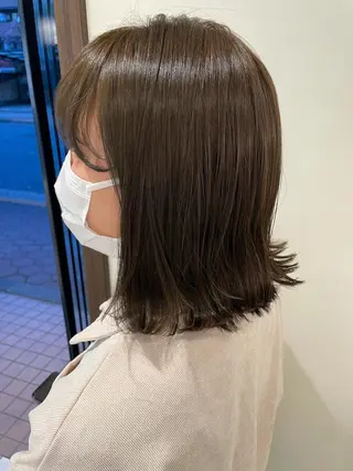 ミディアム 韓国風ヘア♡ runaのヘアスタイル