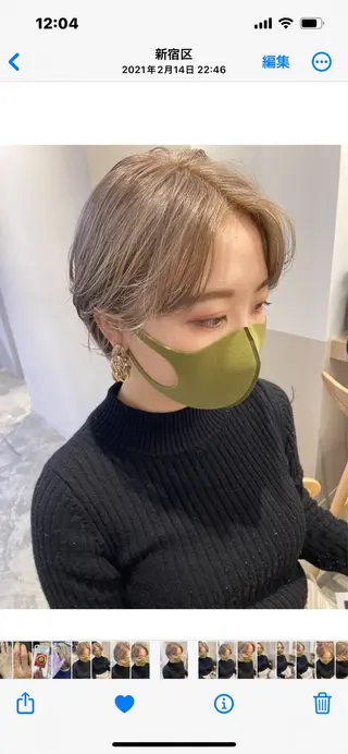 ショート FILMS所属・宮城 星のヘアスタイル