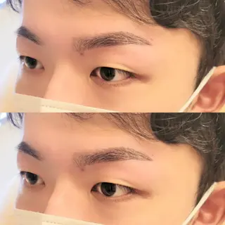メンズ アイブロウ ナチュラル眉まつ毛 ／ラウレアの眉毛・アイブロウイメージ