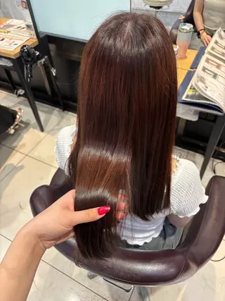 ロング カラー 韓国髪質改善艶カラー /レイヤー/miyuのヘアスタイル
