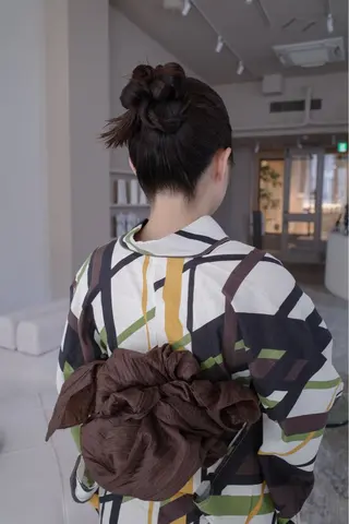 セミロング tukka soin KOBE所属・NAGI ヘアメイクのヘアスタイル