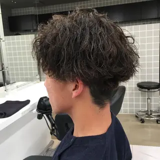 ショート パーマ メンズ 🔥メンズ特化🔥 木村 祐太のヘアスタイル