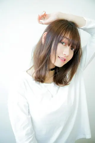 ミディアム grandage 北千住のヘアスタイル