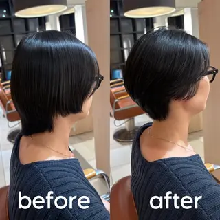 ショート カットモデル/ セット/COCOKAのヘアスタイル