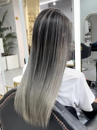 ロング senjyu GINZA所属・バレイヤージュ/ハイ ライト/庄司鉄平のヘアスタイル