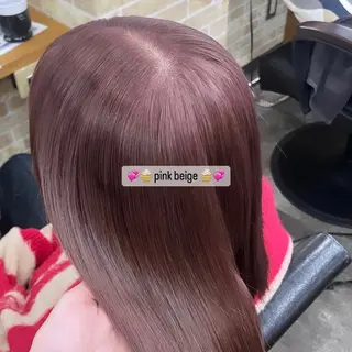 ミディアム カラー 𝐑𝐢𝐤𝐚 ໒꒱♡のヘアスタイル