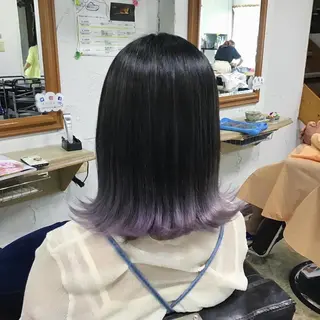 ミディアム カラー サロントモ所属・小松崎 咲楽のヘアスタイル