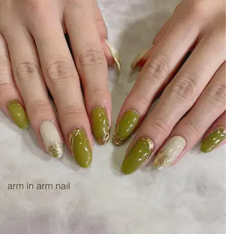 ネイル arm in arm ︎✿Yamamotoのマツエク・マツパデザイン