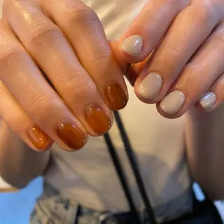 カラー ネイル scre as Etelのネイルデザイン