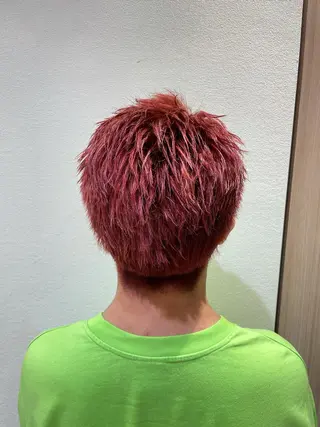 ショート カラー ✨武内凌太✨ 複雑履歴/ムラ修正のヘアスタイル