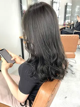 ロング カラー ヘアアレンジ メンズ似合わせ🪞 副店長 kotoriのヘアスタイル