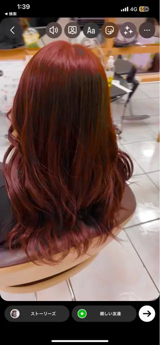 セミロング 似合わせスタイル 足立のヘアスタイル