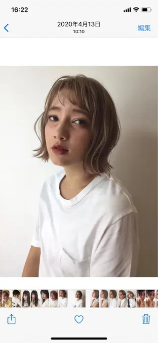 ショート MIGxLIG所属・けー ボブのヘアスタイル